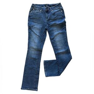 EARL JEANS 💎 Slim Boot Mid Rise Flap Pocket Jeans Size 6 ✨👖